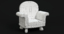 3D model cartoon furniture chair