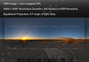 SUNRISE AT ANZA-BORREGO DESERT, 360 PANORAMA #558
