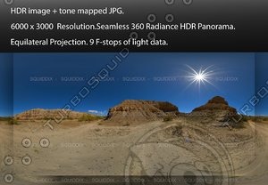 JOSHUA TREE ROCK FORMATIONS 2017 # 2 , 360 PANORAMA #565