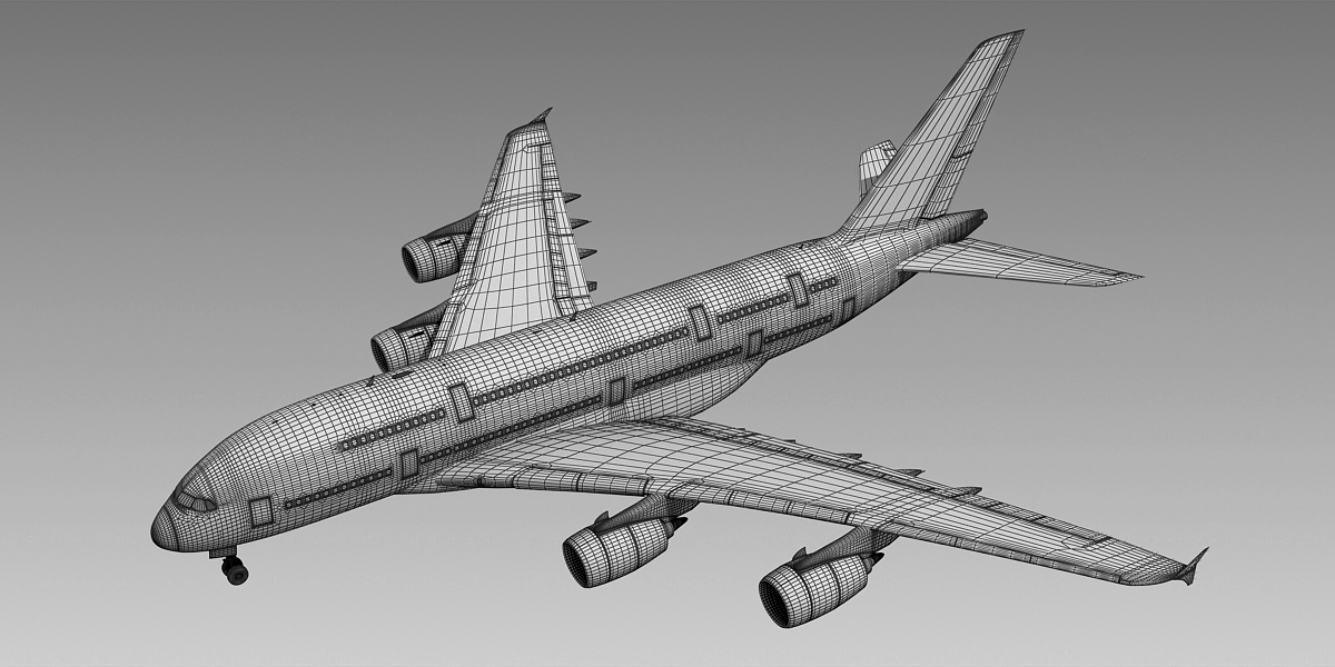 3D airbus a380 qatar airways | 1144116 | TurboSquid