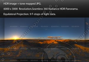 SUNRISE AT ANZA-BORREGO BADLANDS, 360 PANORAMA #575
