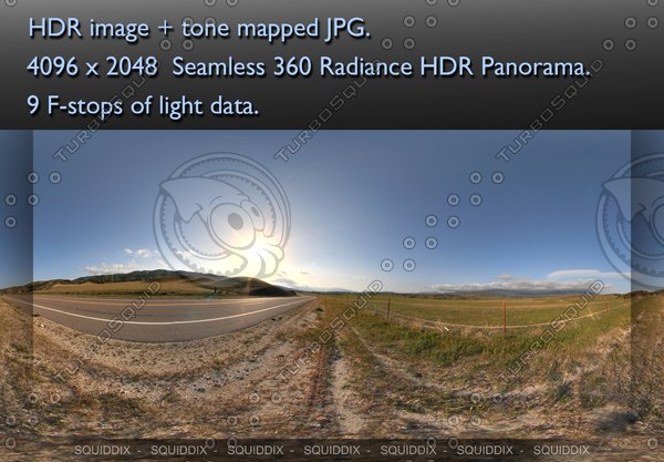 Texture 360 panorama hill
