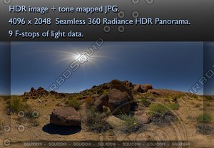 JOSHUA TREE ROCK FORMATIONS 2010 # 2, 360 PANORAMA #71