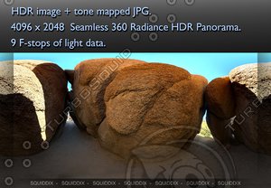 INSIDE A ROCK CAVE , 360 PANORAMA #77