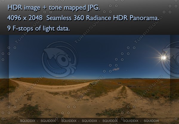 Texture 360 panorama prairie