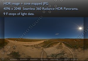 PRAIRIE DIRT ROAD , 360 PANORAMA #100