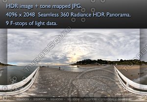 PARADISE COVE PIER IN MALIBU,  360 PANORAMA #208