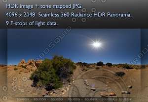 A TRAIL THROUGH JOSHUA TREE ROCK FORMATIONS  , 360 PANORAMA #349