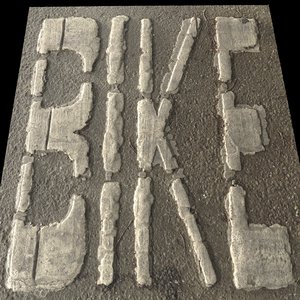 Bike Road Paint