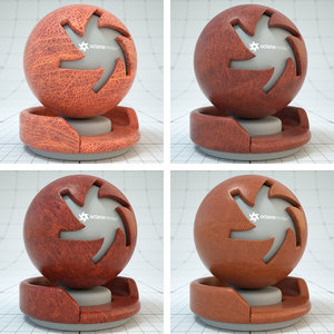 4 Brown Leather Materials