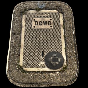 DCWD concrete cover