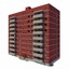 multistory building 3d dxf
