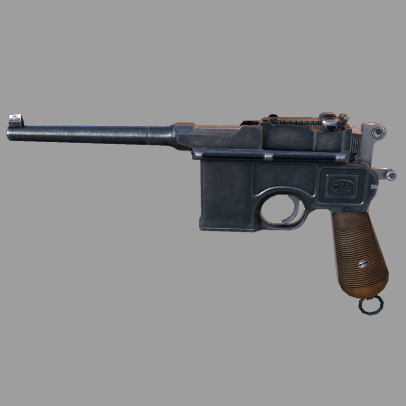 mauser c96 3d model