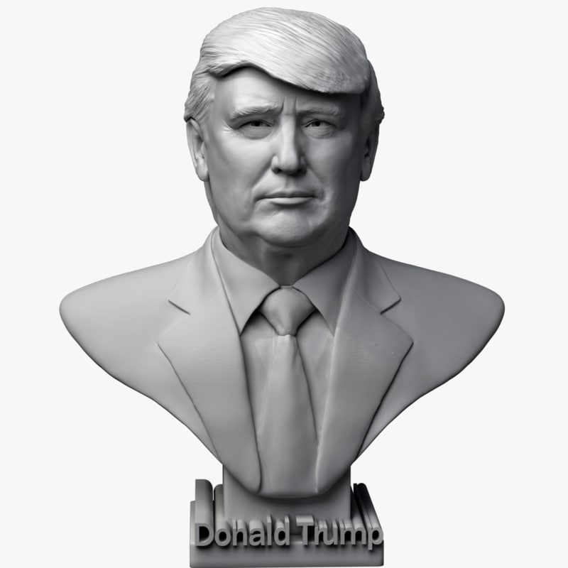 3d model donald trump