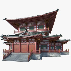 chinese palace 3d model