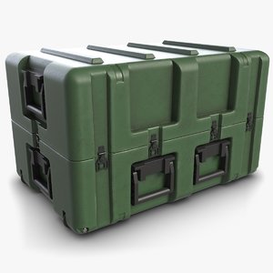 3d model military case 2