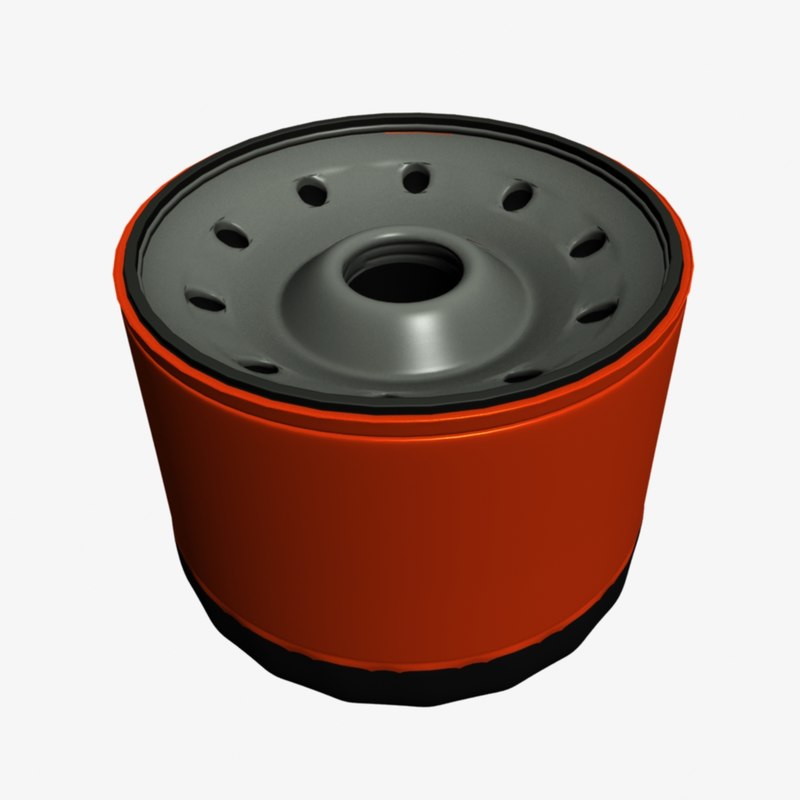 3d model oil filter