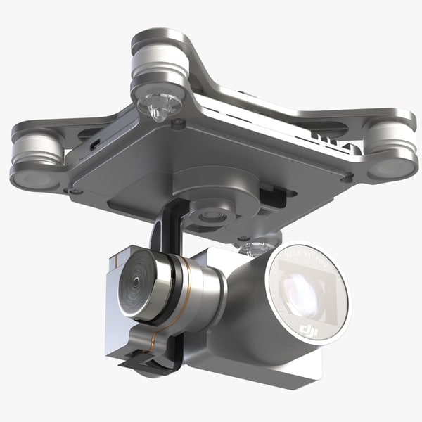 3D модель Камера 4K для квадрокоптера Phantom 3 Pro - TurboSquid 964683