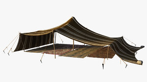 berber tent 3d model