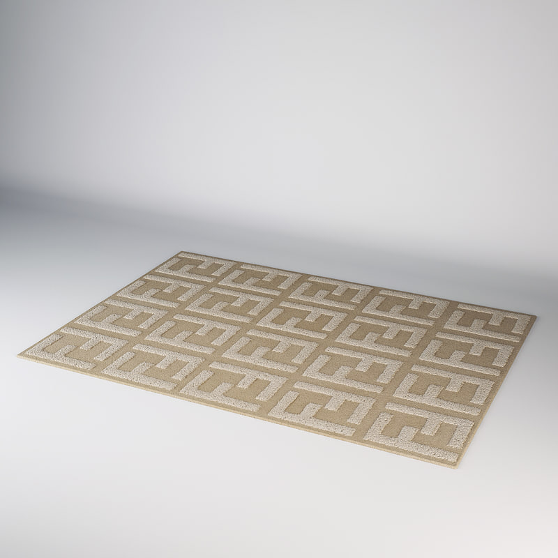 3d 3ds fendi carpet