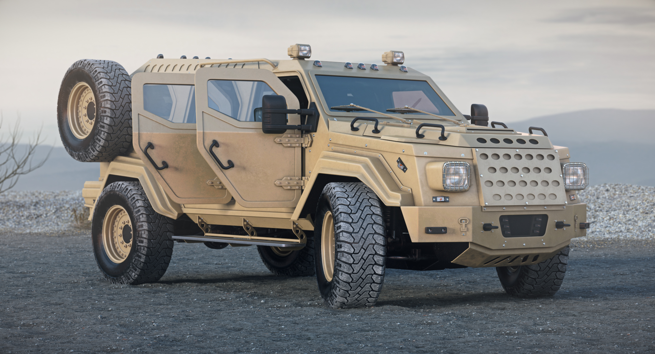 knight xv military sand 3d max