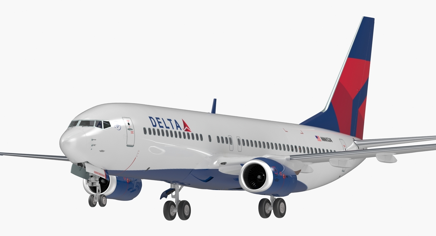 Boeing 737 800 Delta Air Lines Manipuliert