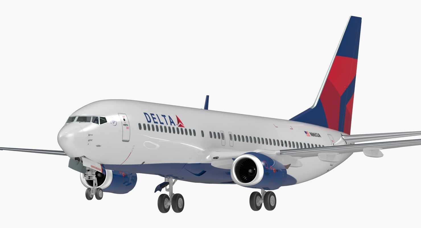 Boeing 737-800 delta air lines 3D model - TurboSquid 1158453