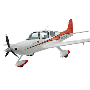 3d sport aircraft private model