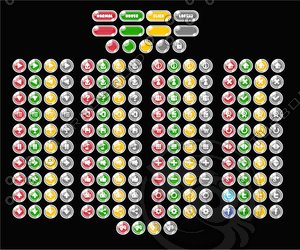 Bubble Buttons GUI