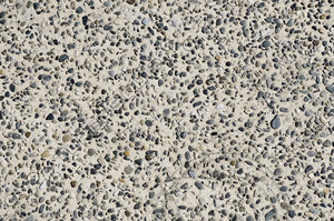 Pebbled Concrete Floor
