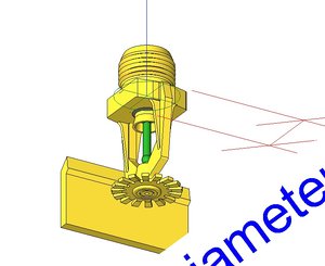 Side wall Sprinkler _.rvt (revit family)