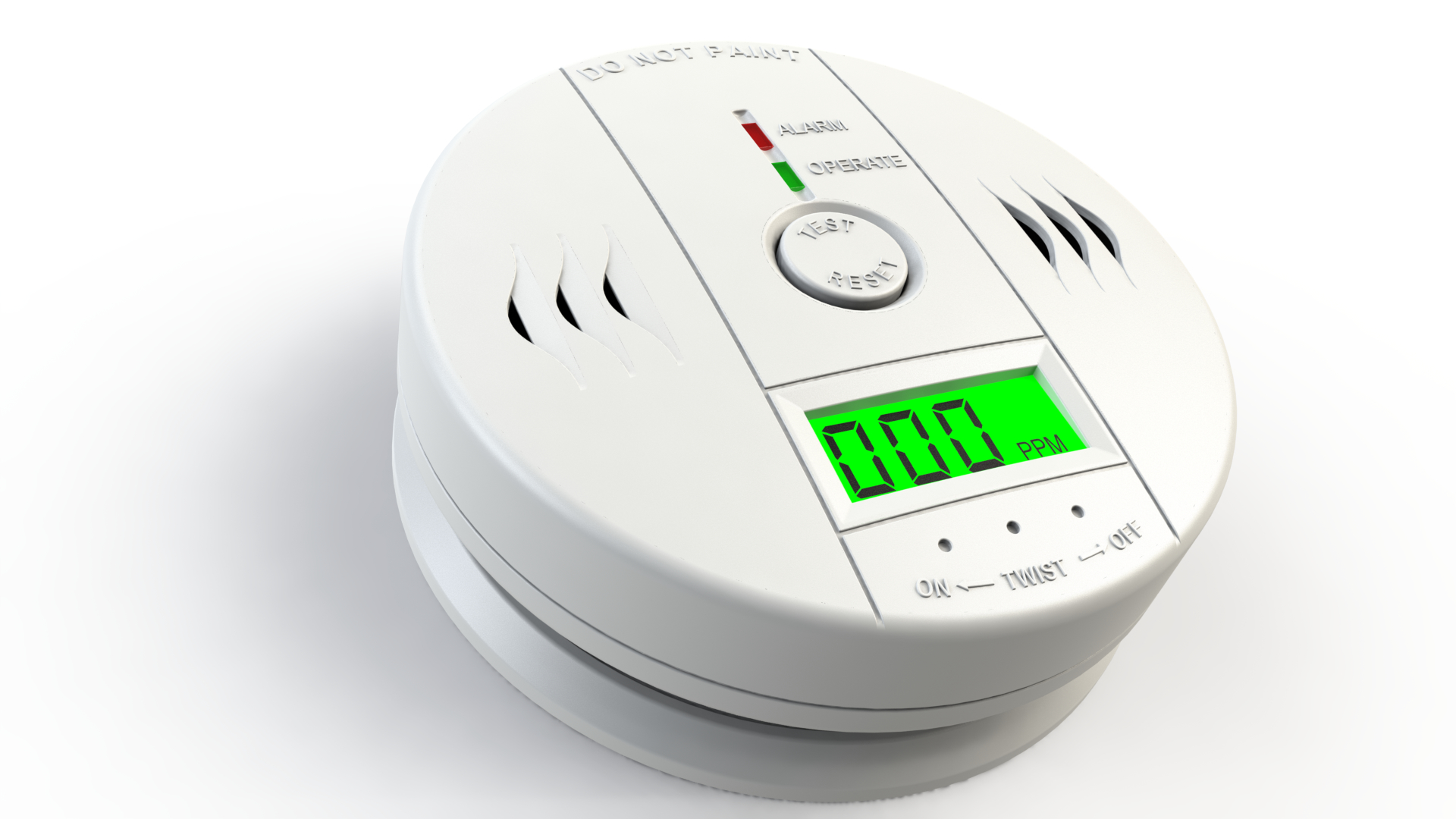 carbon monoxide detector 3d model