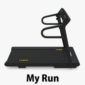 3d gym treadmill model