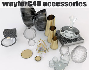 accessories contemporary interior 3d model
