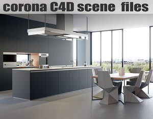 3d model of corona scene files -