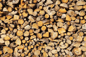 Stack of Chopped Firewood