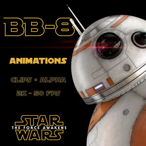 BB-8 Star Wars Droid Animations