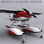 seaplane sea 3d model