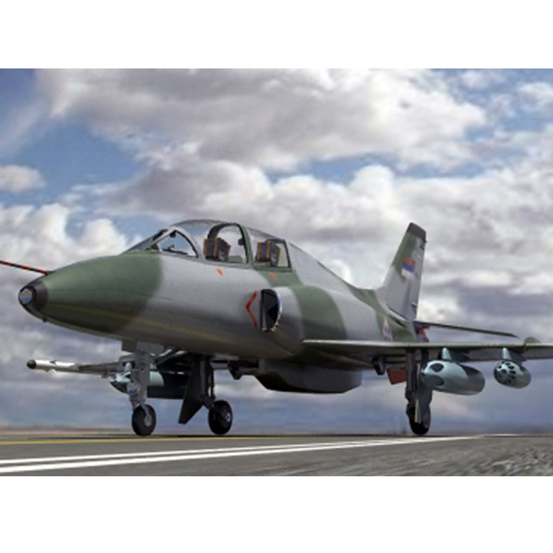 g-4 super galeb 3d model