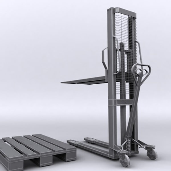 3d manual forklift model