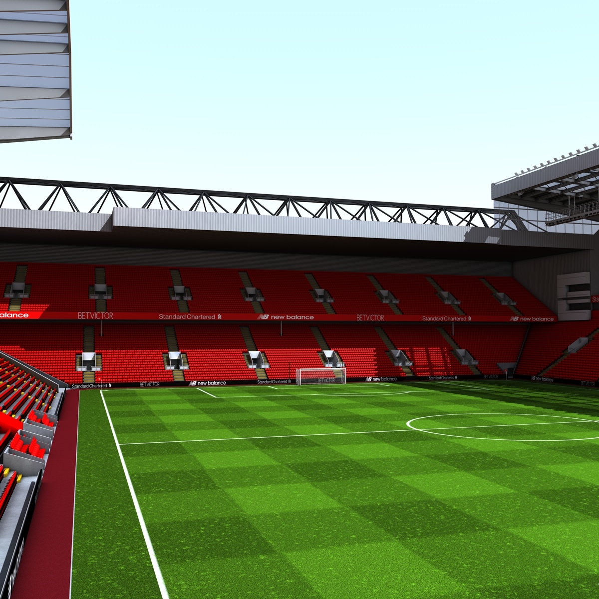 Anfield Stadium 3d Model