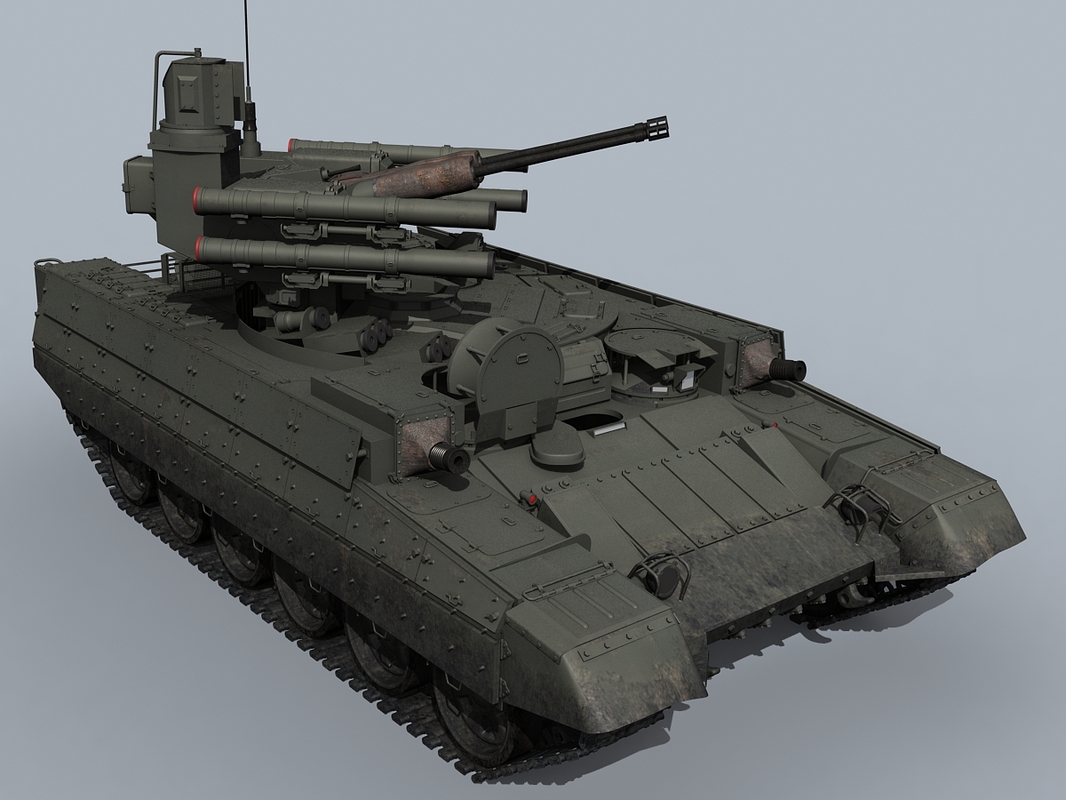 russian bmpt tank 3d max