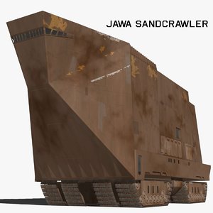 3d model jawa sandcrawler