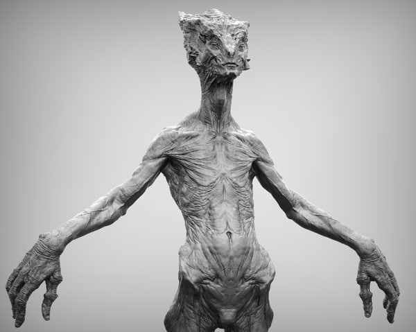 Alien 3d Models For Download Turbosquid 