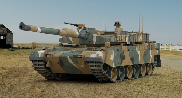 K2 Black Panther Panzer 3d Modell Turbosquid 5595