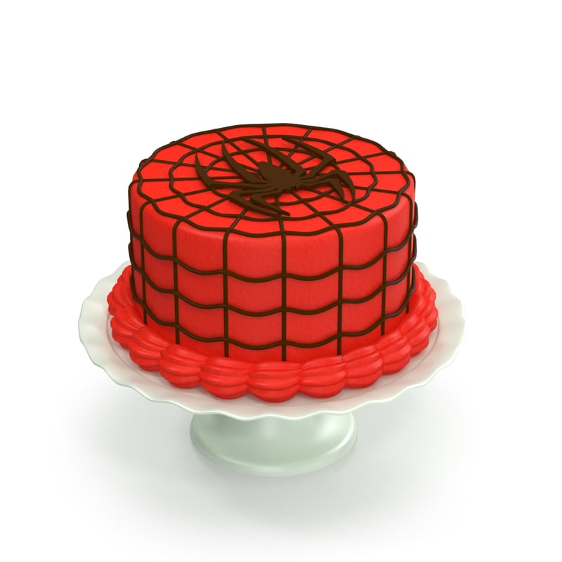 3d Spiderman Cake