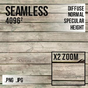 Faded Deck Wood 1