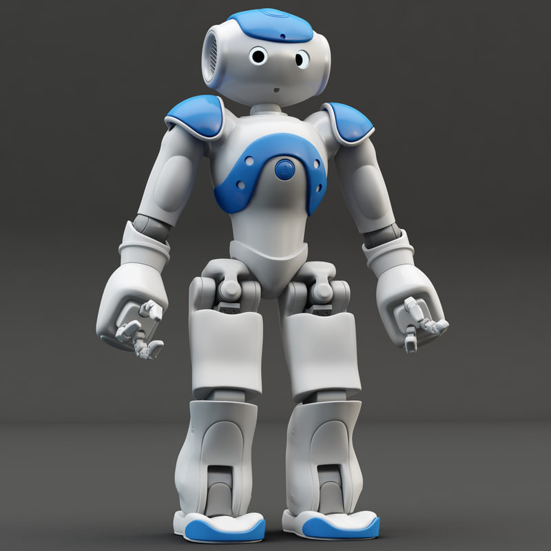 Modelo 3d Robot Nao Blue - TurboSquid 1022401