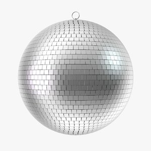 3d model of disco ball