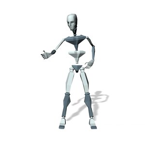 Mocap stand and talking T6